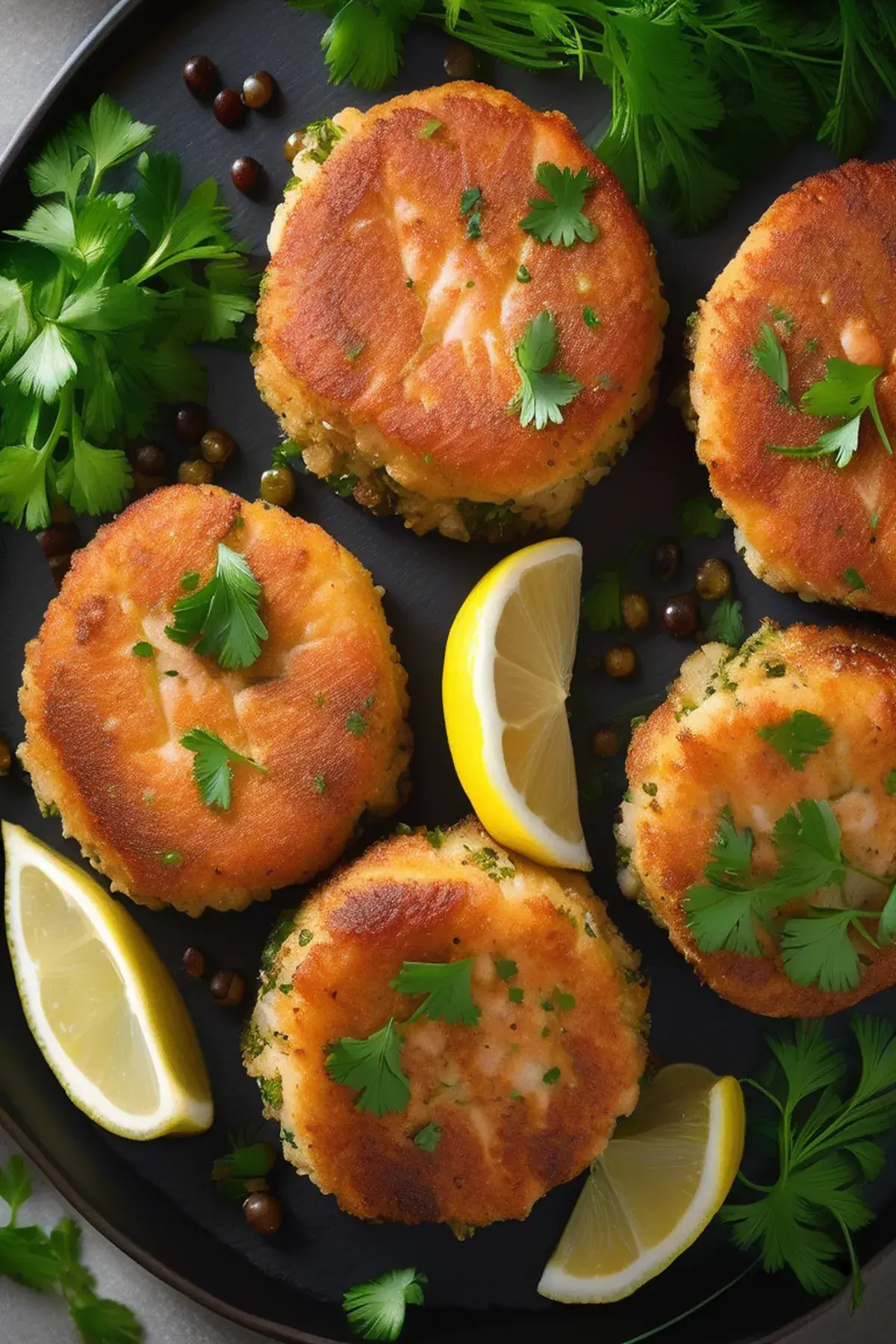 Air fryer salmon fishcakes