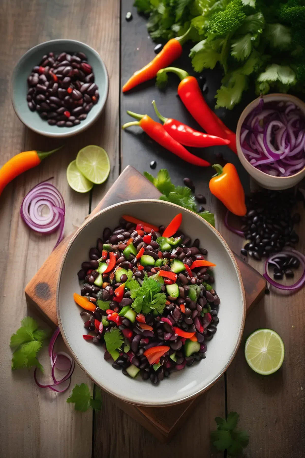 Chinese Black Bean Salad