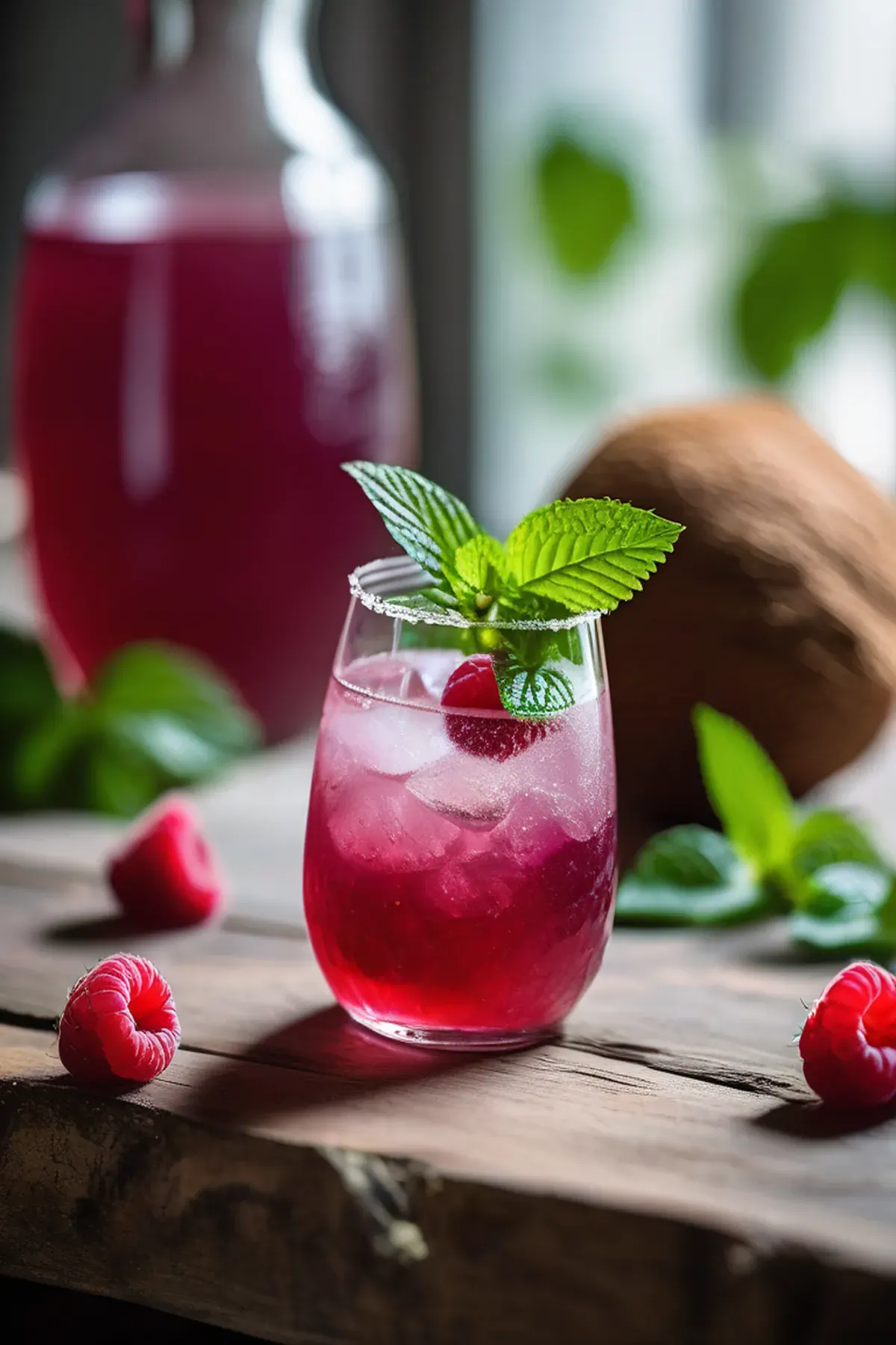 Coconut & raspberry crush